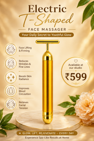 Electric T-Shaped Face Massager